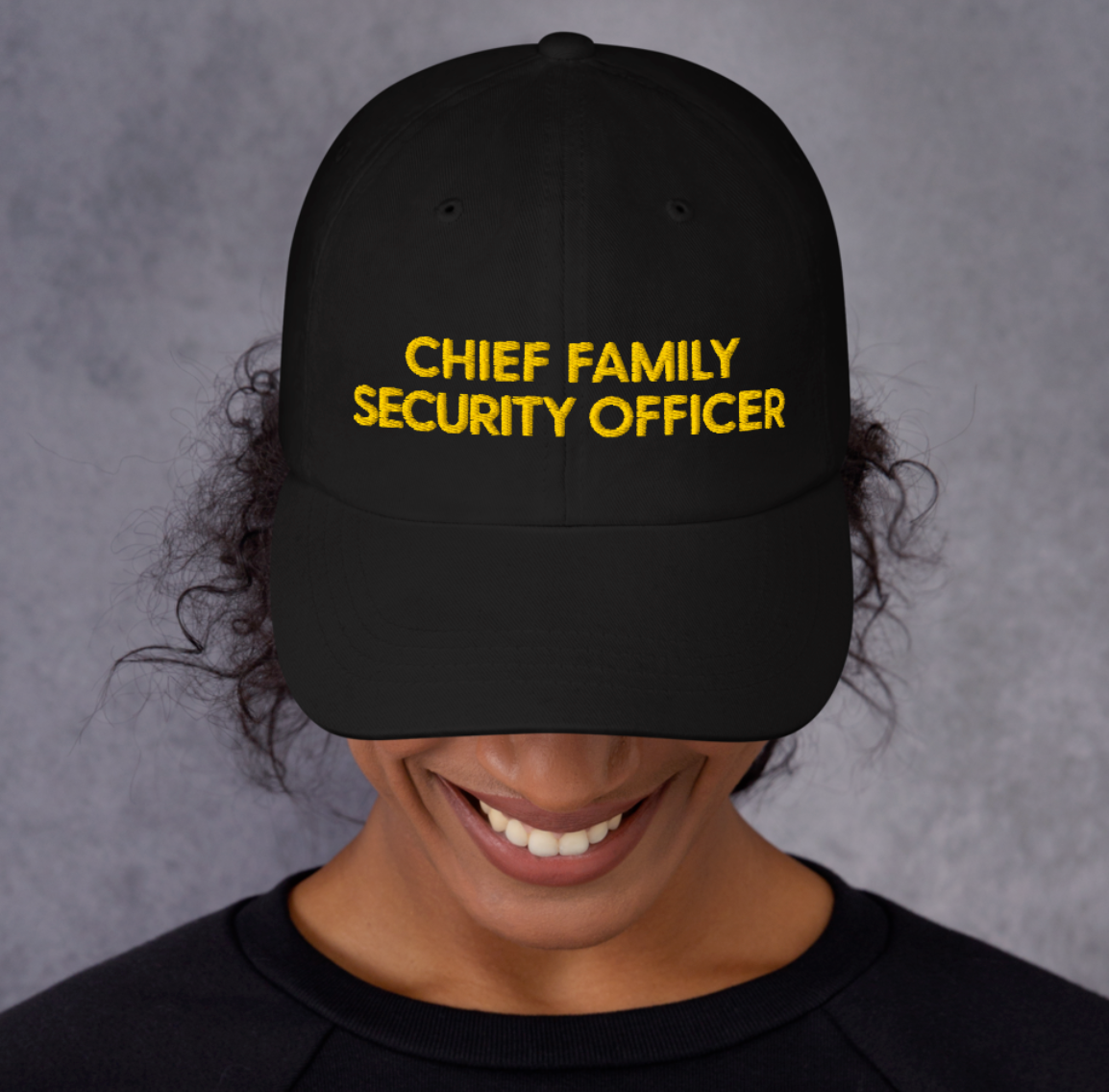 Chief Family Security Officer Dad Hat | Funny Cybersecurity Gift