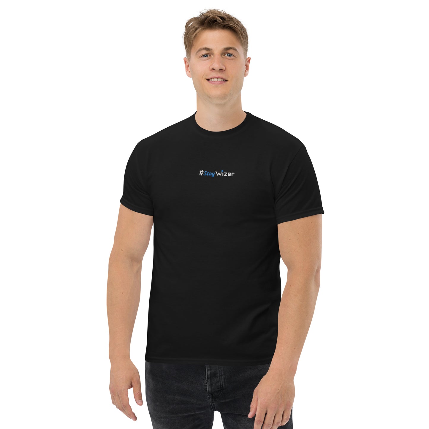 #StayWizer Embroidered Men's Classic Tee