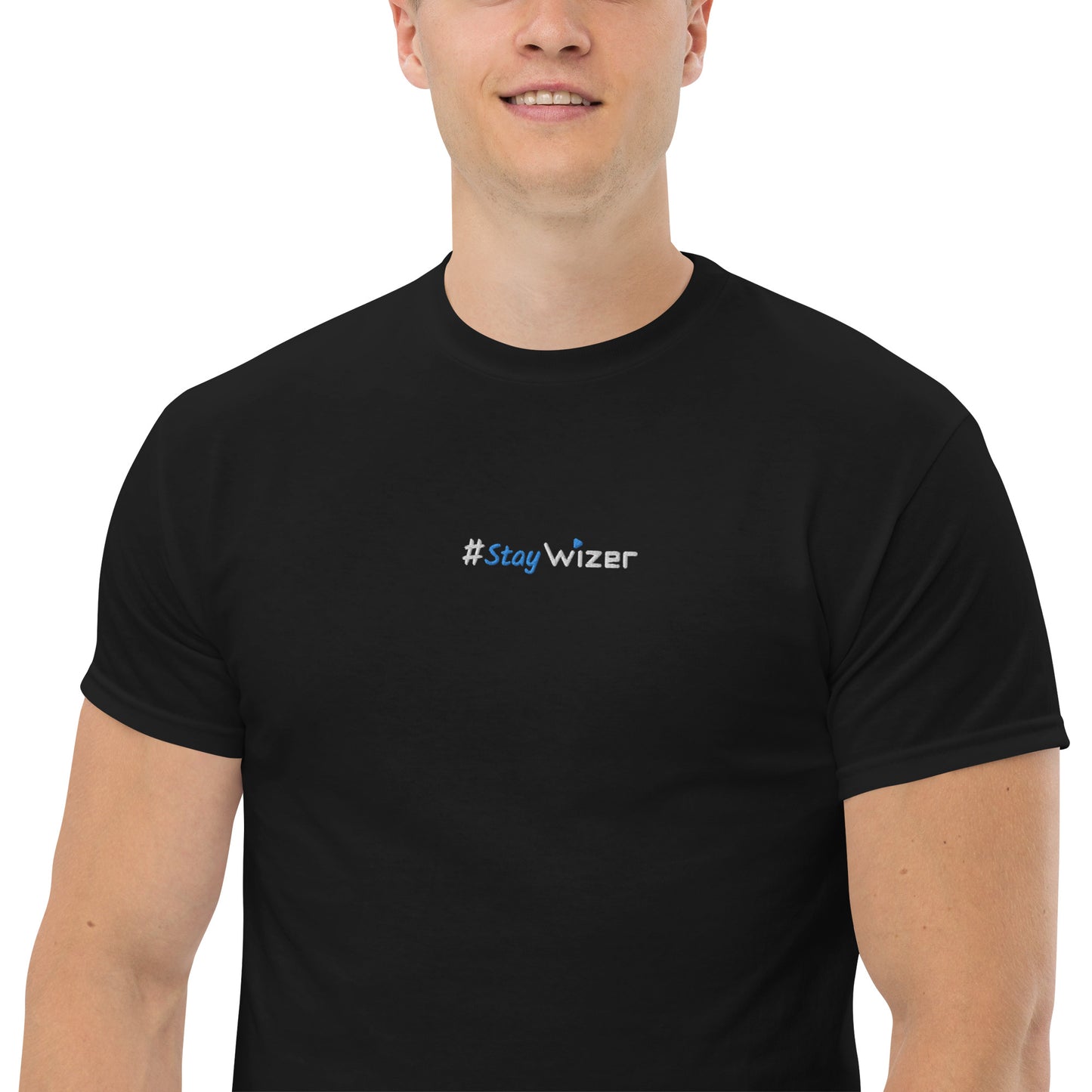 #StayWizer Embroidered Men's Classic Tee