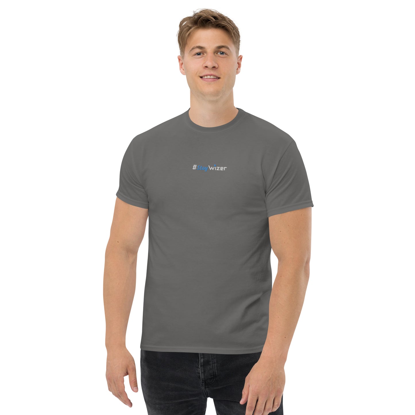 #StayWizer Embroidered Men's Classic Tee
