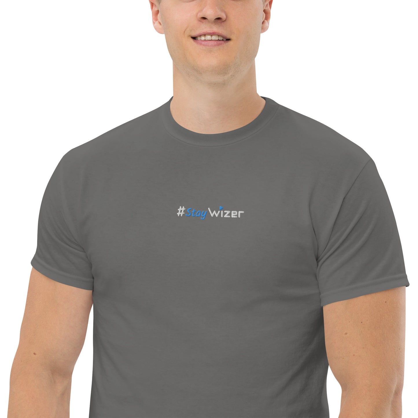 #StayWizer Embroidered Men's Classic Tee