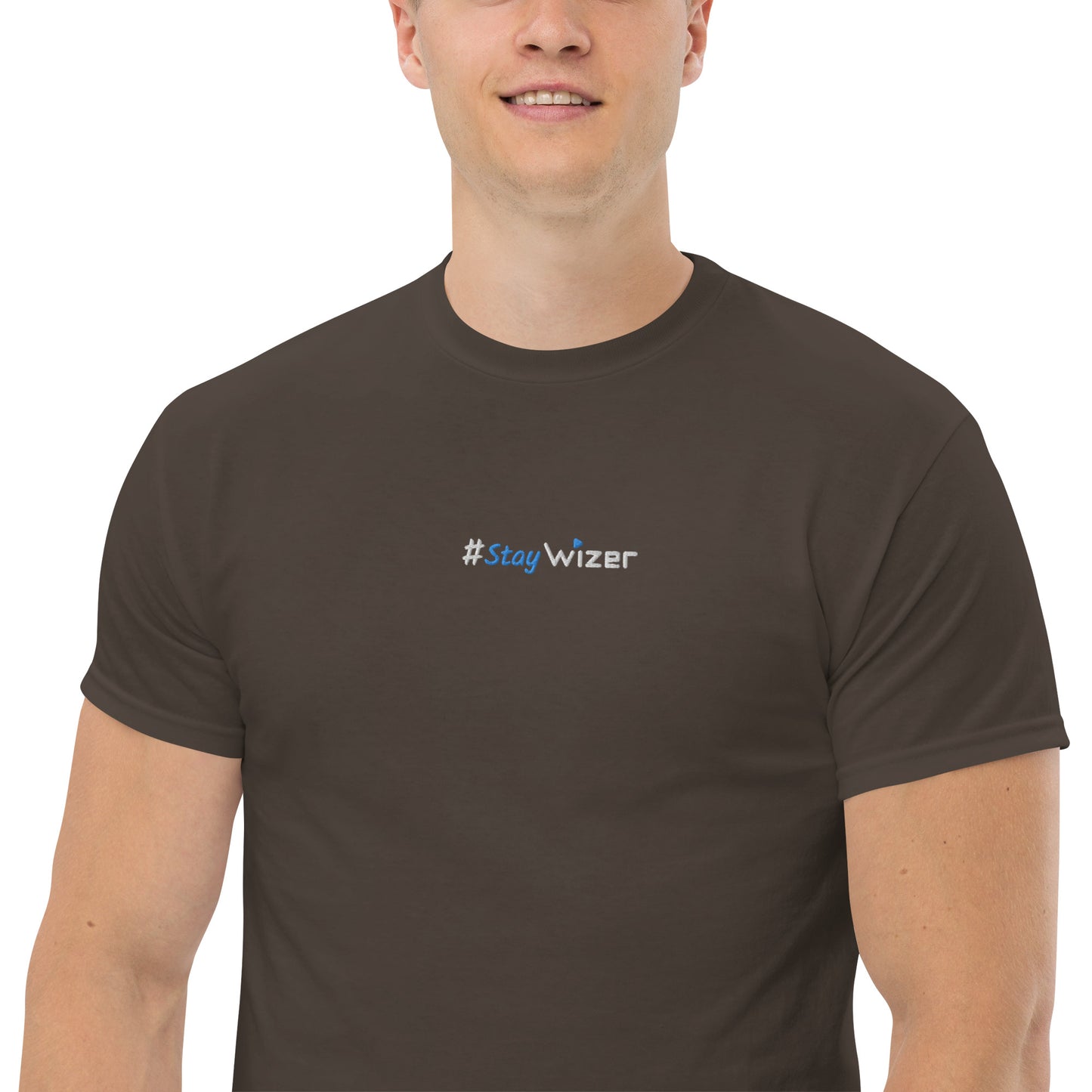 #StayWizer Embroidered Men's Classic Tee