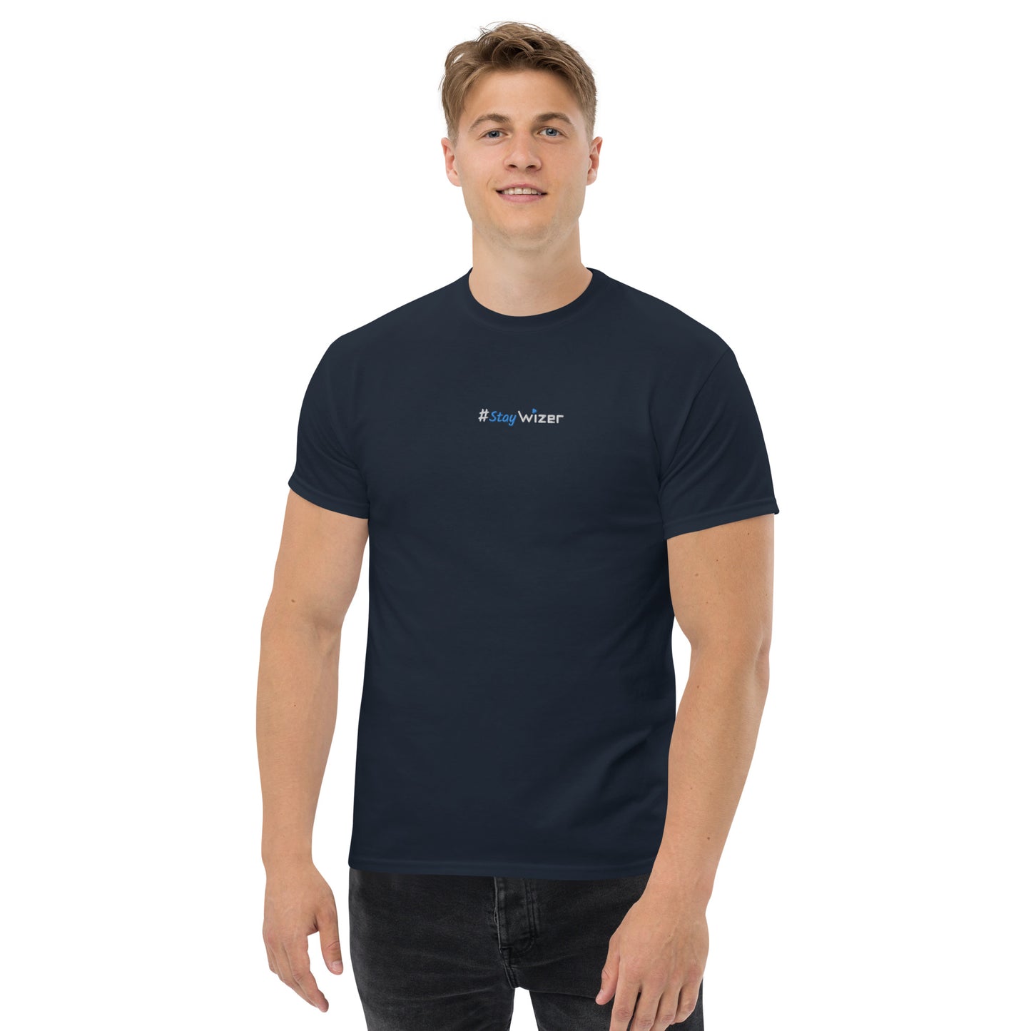 #StayWizer Embroidered Men's Classic Tee
