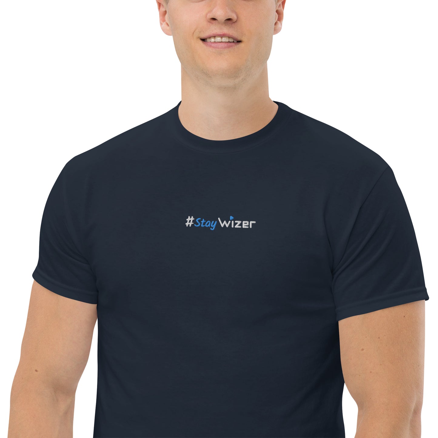 #StayWizer Embroidered Men's Classic Tee