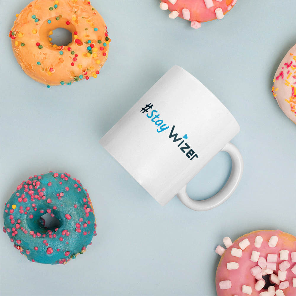 StayWizer White Glossy Mug