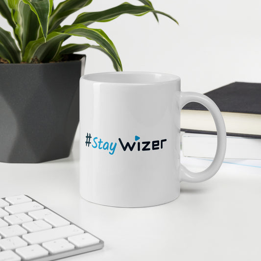 StayWizer White Glossy Mug
