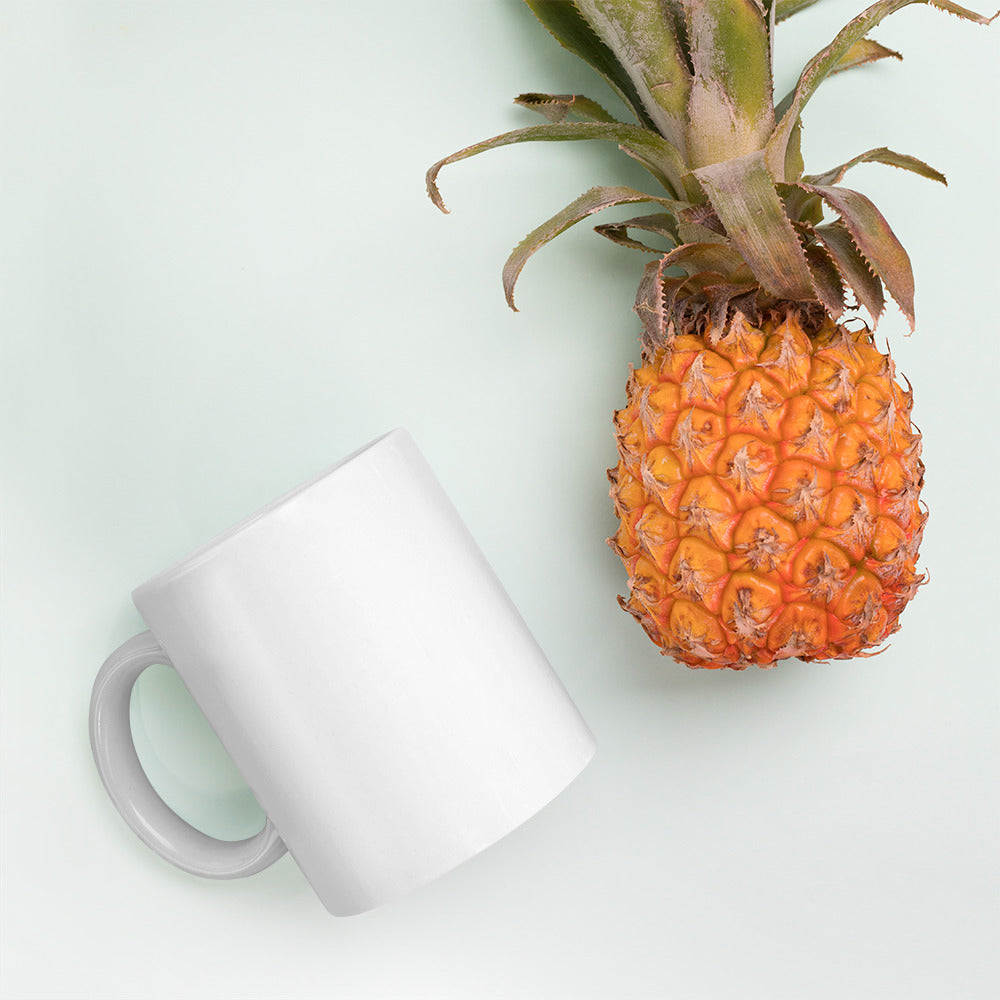 #1 CyberDefender White Glossy Mug