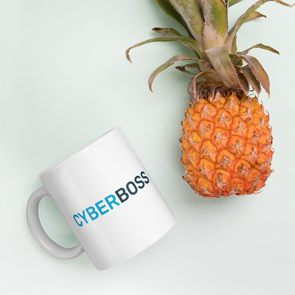 CyberBoss White Glossy Mug
