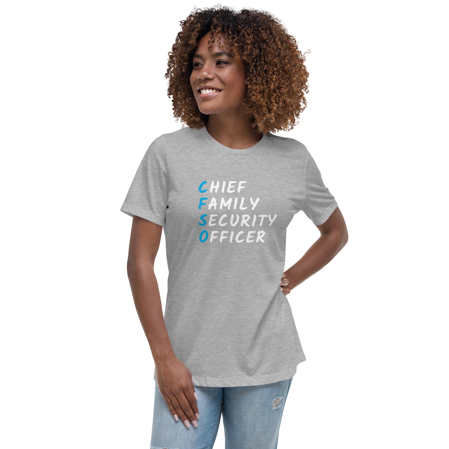 Chief Family Security Officer Women's Relaxed T-Shirt