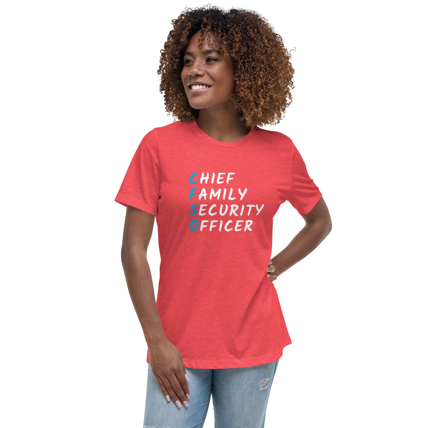 Chief Family Security Officer Women's Relaxed T-Shirt