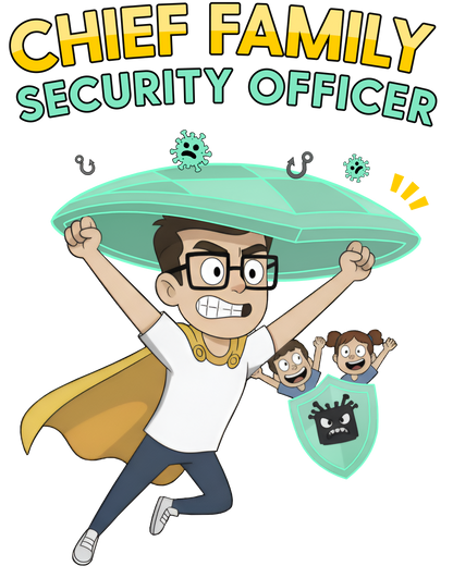 Cyber Dad Sticker Sheet | Funny Cybersecurity Gift for Dads