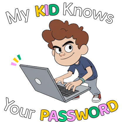 Cyber Dad Sticker Sheet | Funny Cybersecurity Gift for Dads
