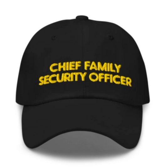Chief Family Security Officer Dad Hat | Funny Cybersecurity Gift
