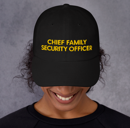 Chief Family Security Officer Dad Hat | Funny Cybersecurity Gift