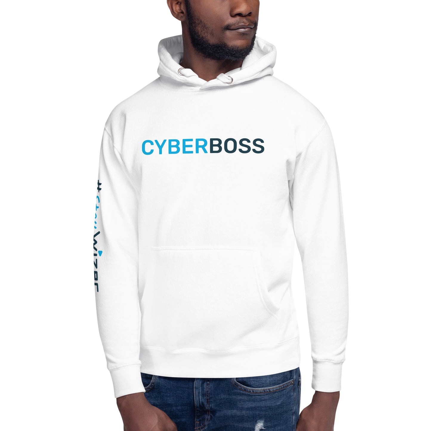 CyberBoss #StayWizer Sleeve Unisex Hoodie