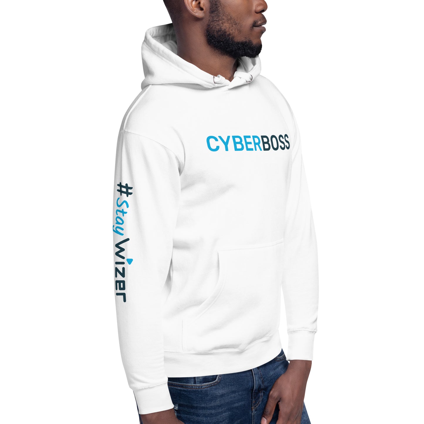 CyberBoss #StayWizer Sleeve Unisex Hoodie