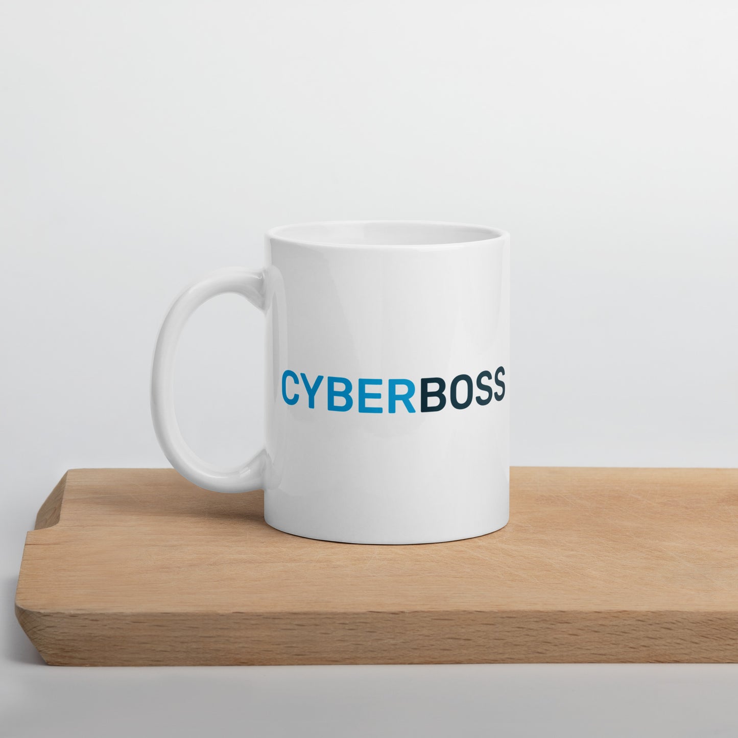 CyberBoss White Glossy Mug
