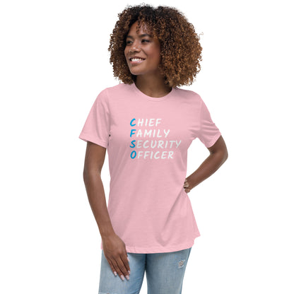 Chief Family Security Officer Women's Relaxed T-Shirt