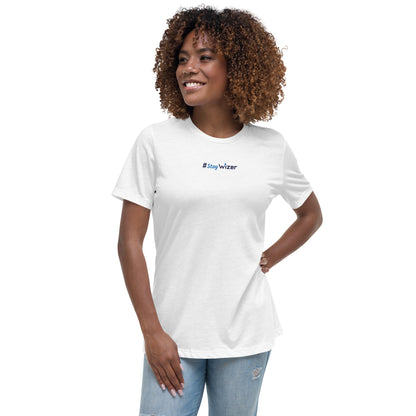 #StayWizer Embroidered Women's Relaxed T-Shirt
